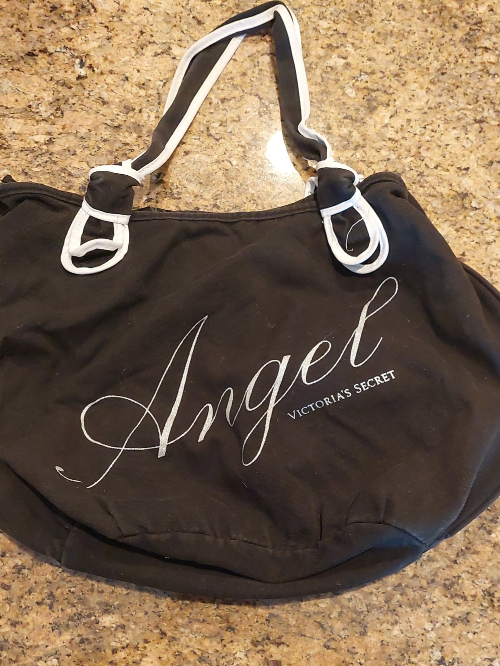 Angel Victoria's Secret Black Tote Bag